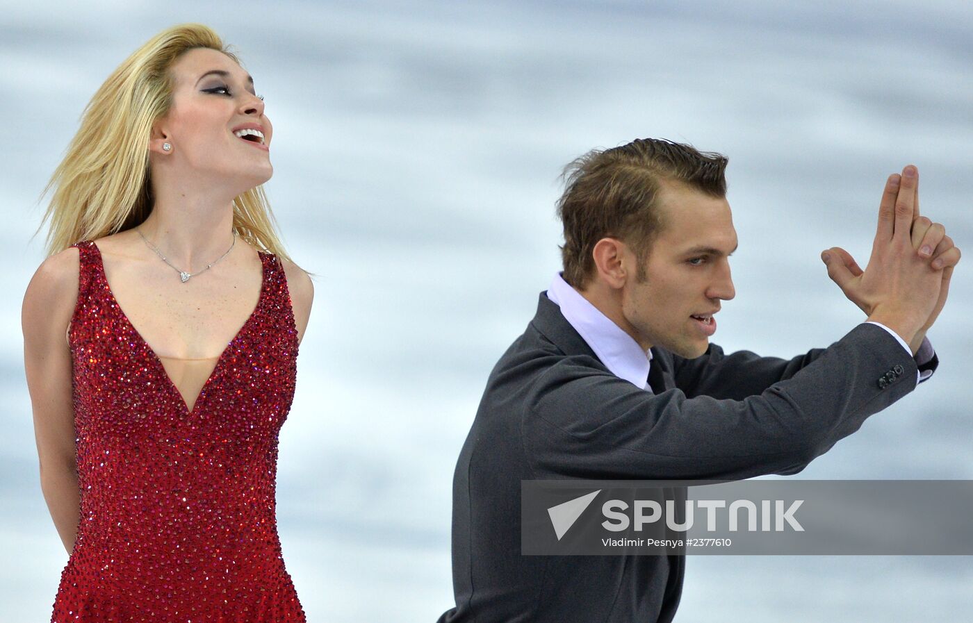 2014 Winter Olympics. Figure skating. Ice dance. Free skating