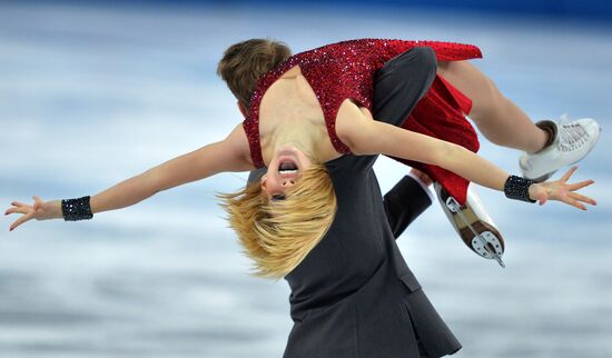 2014 Winter Olympics. Figure skating. Ice dance. Free skating