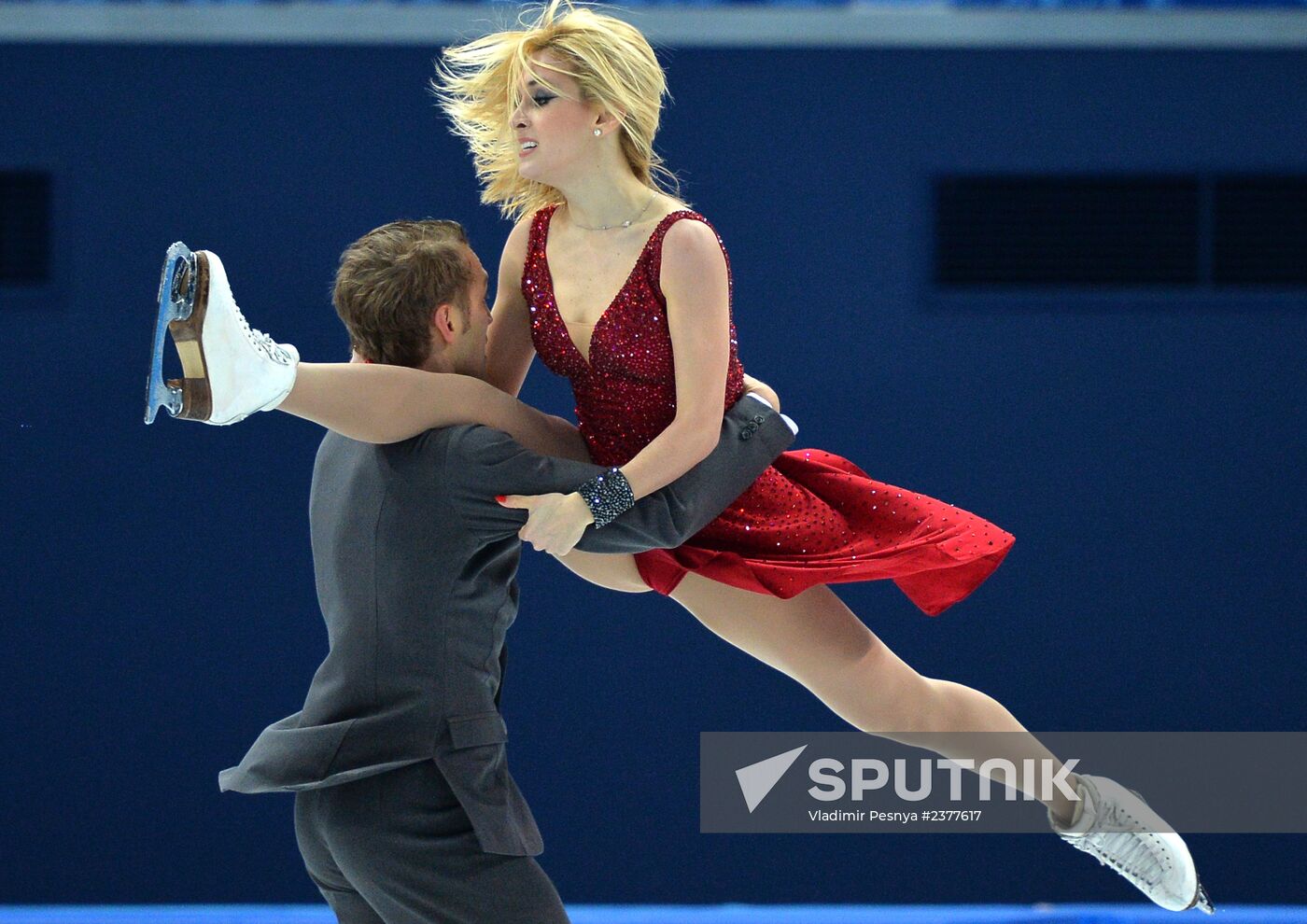 2014 Winter Olympics. Figure skating. Ice dance. Free skating