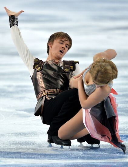 2014 Winter Olympics. Figure skating. Ice dance. Free skating