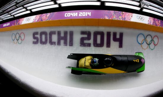 2014 Winter Olympics. Bobsleigh. Two-man. Day Two