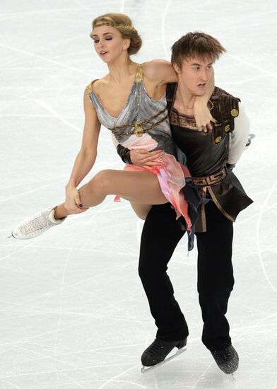 2014 Winter Olympics. Figure skating. Ice dance. Free skating