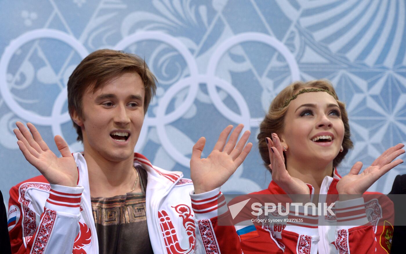 2014 Winter Olympics. Figure skating. Ice dance. Free skating