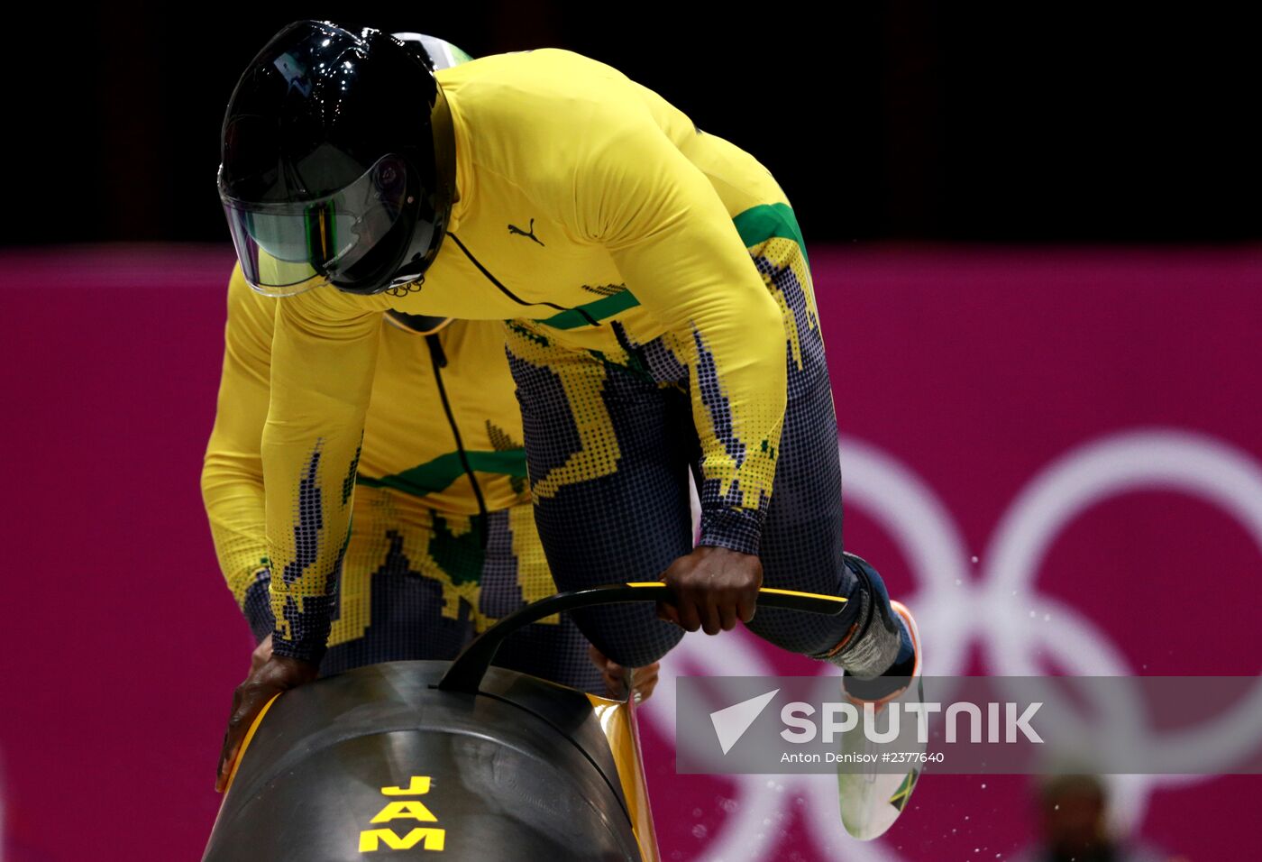 2014 Winter Olympics. Bobsleigh. Two-man. Day Two