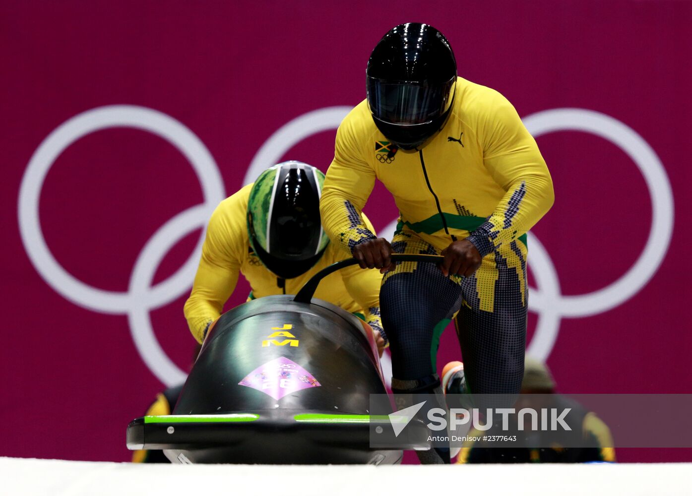 2014 Winter Olympics. Bobsleigh. Two-man. Day Two