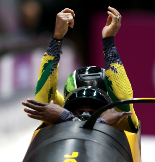 2014 Winter Olympics. Bobsleigh. Two-man. Day Two