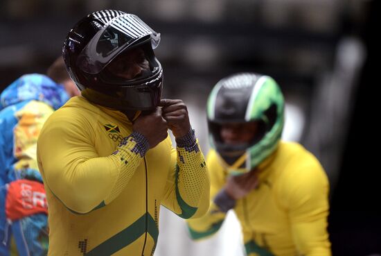 2014 Winter Olympics. Bobsleigh. Two-man. Day Two