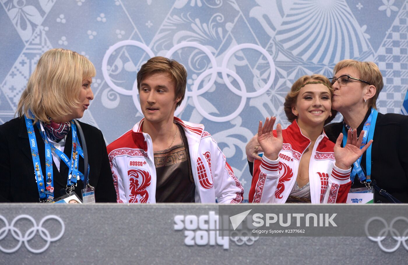 2014 Winter Olympics. Figure skating. Ice dance. Free skating