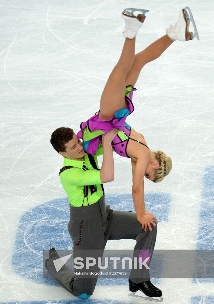 2014 Winter Olympics. Figure skating. Ice dance. Free skating