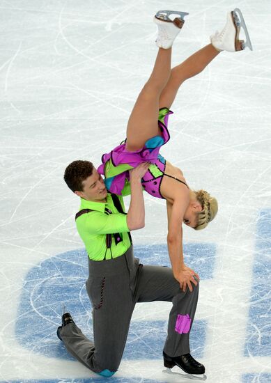 2014 Winter Olympics. Figure skating. Ice dance. Free skating