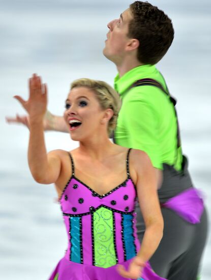 2014 Winter Olympics. Figure skating. Ice dance. Free skating