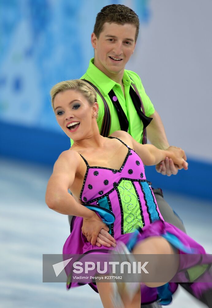 2014 Winter Olympics. Figure skating. Ice dance. Free skating