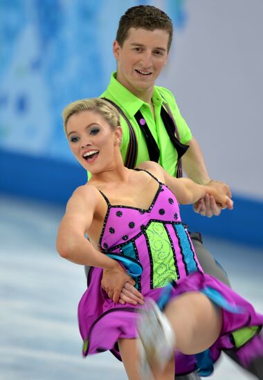 2014 Winter Olympics. Figure skating. Ice dance. Free skating