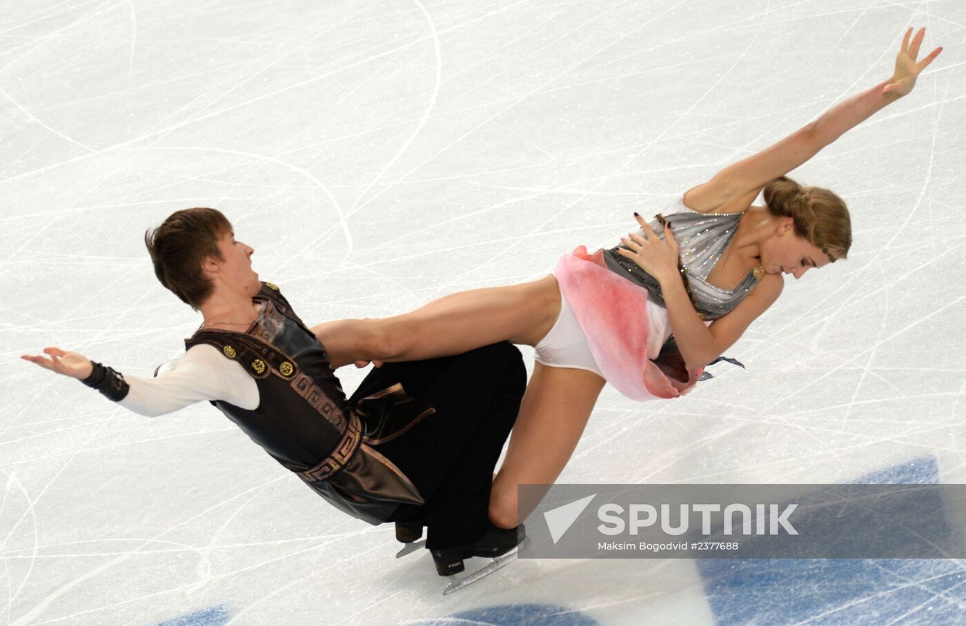 2014 Winter Olympics. Figure skating. Ice dance. Free skating