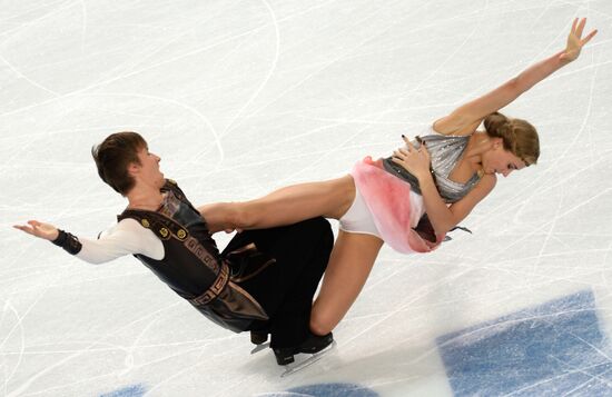 2014 Winter Olympics. Figure skating. Ice dance. Free skating