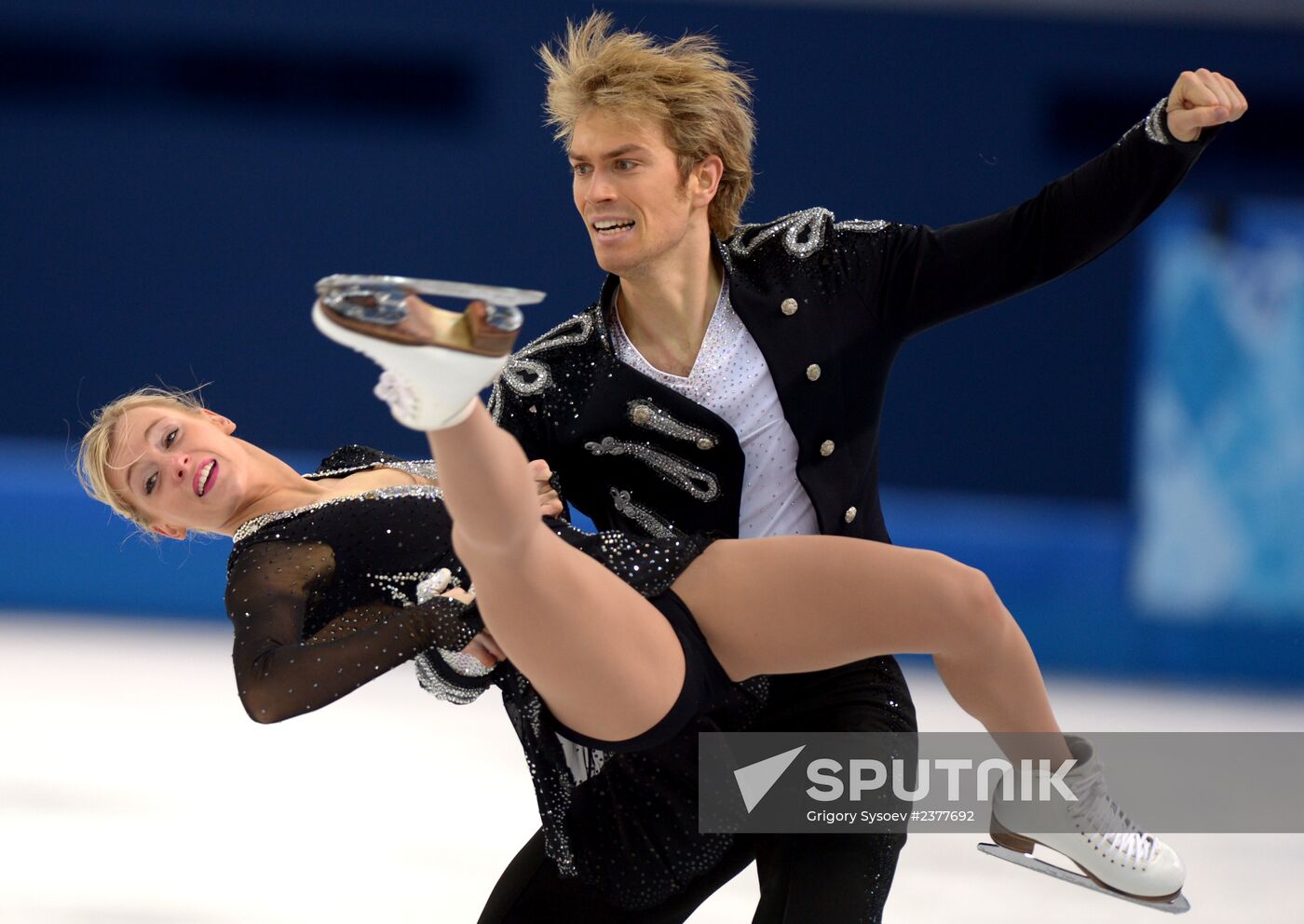 2014 Winter Olympics. Figure skating. Ice dance. Free skating