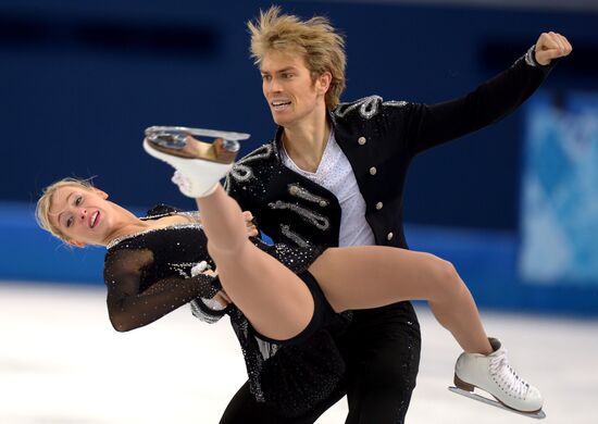 2014 Winter Olympics. Figure skating. Ice dance. Free skating