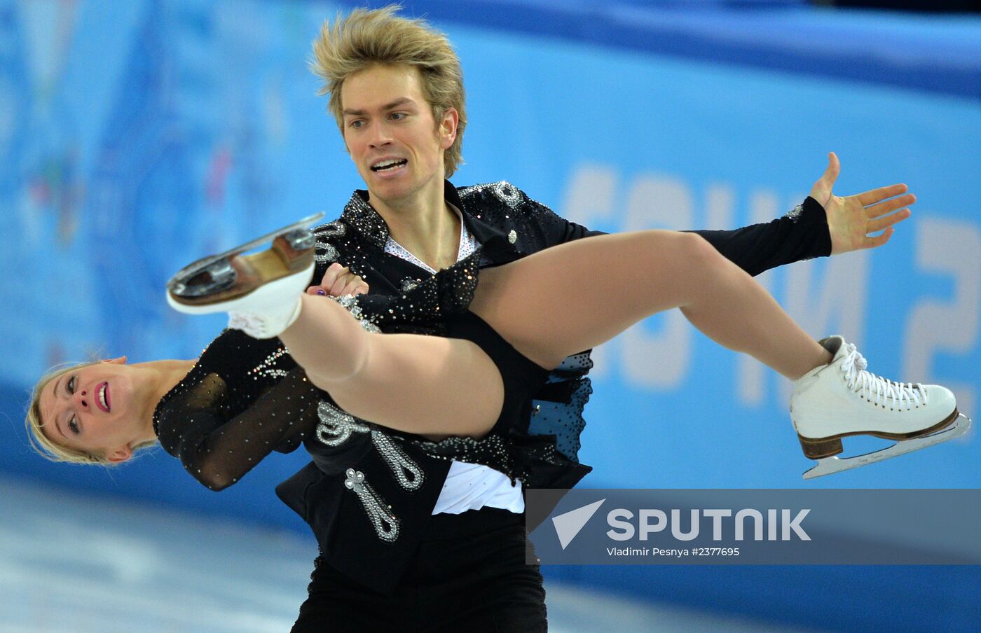 2014 Winter Olympics. Figure skating. Ice dance. Free skating