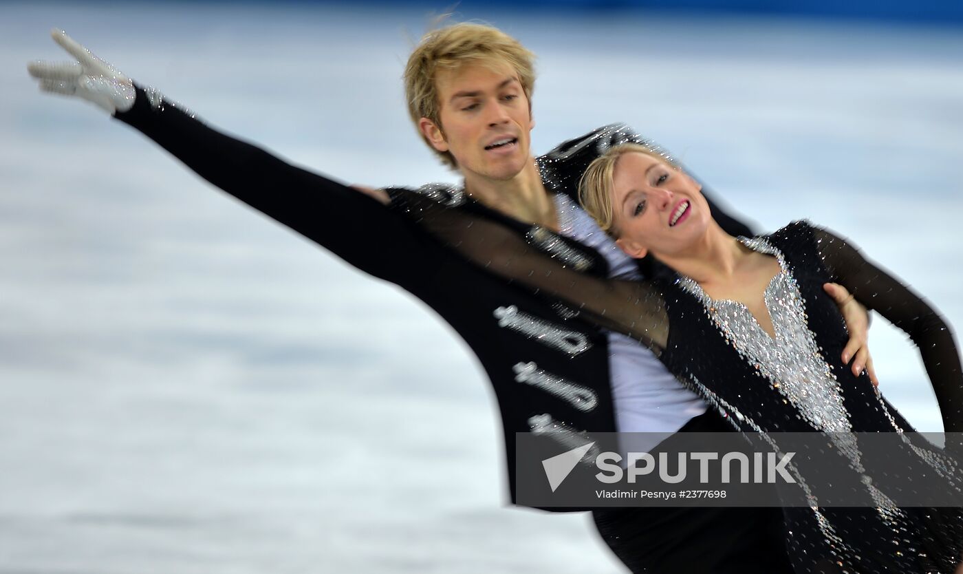 2014 Winter Olympics. Figure skating. Ice dance. Free skating