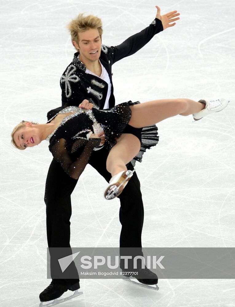 2014 Winter Olympics. Figure skating. Ice dance. Free skating