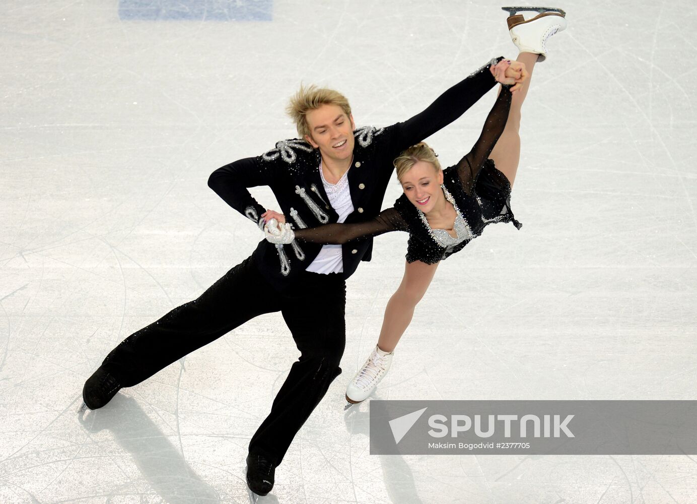 2014 Winter Olympics. Figure skating. Ice dance. Free skating