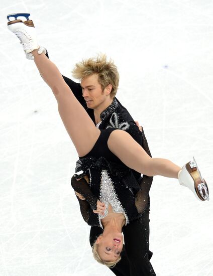 2014 Winter Olympics. Figure skating. Ice dance. Free skating