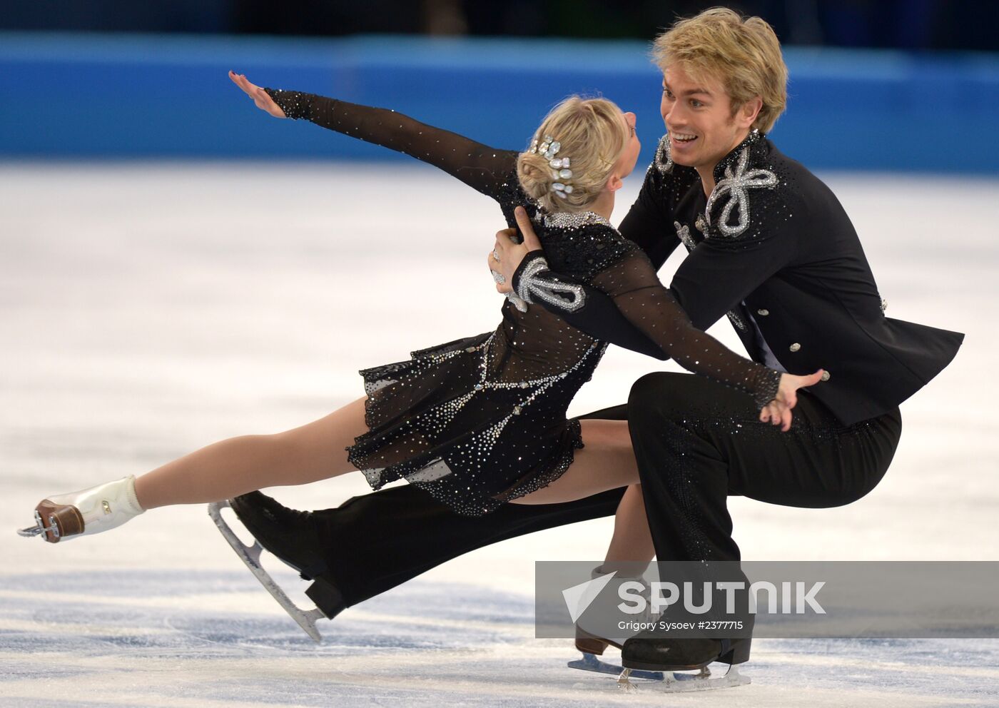 2014 Winter Olympics. Figure skating. Ice dance. Free skating