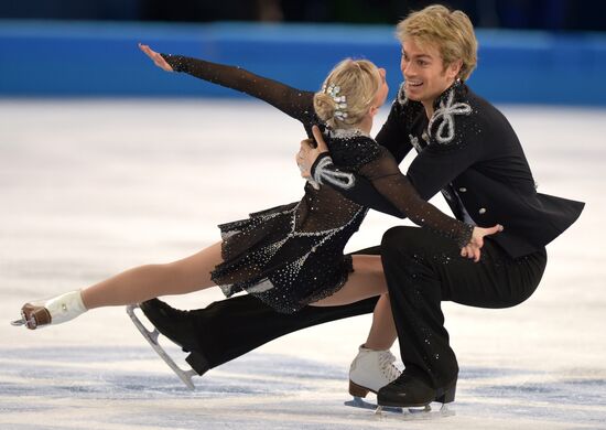 2014 Winter Olympics. Figure skating. Ice dance. Free skating