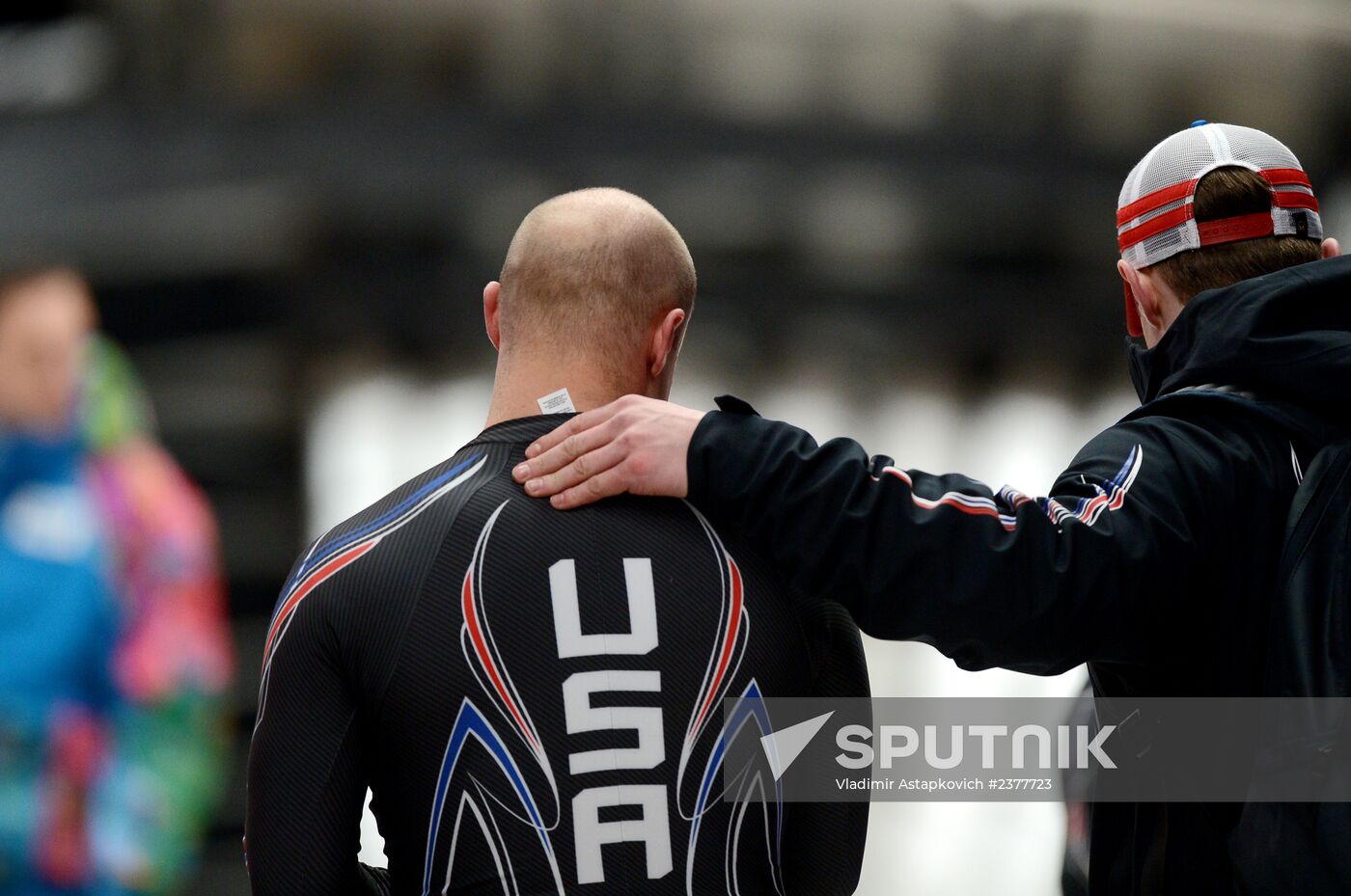 2014 Winter Olympics. Bobsleigh. Two-man. Day Two