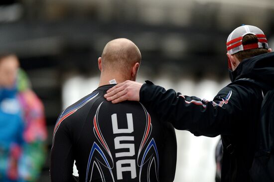 2014 Winter Olympics. Bobsleigh. Two-man. Day Two