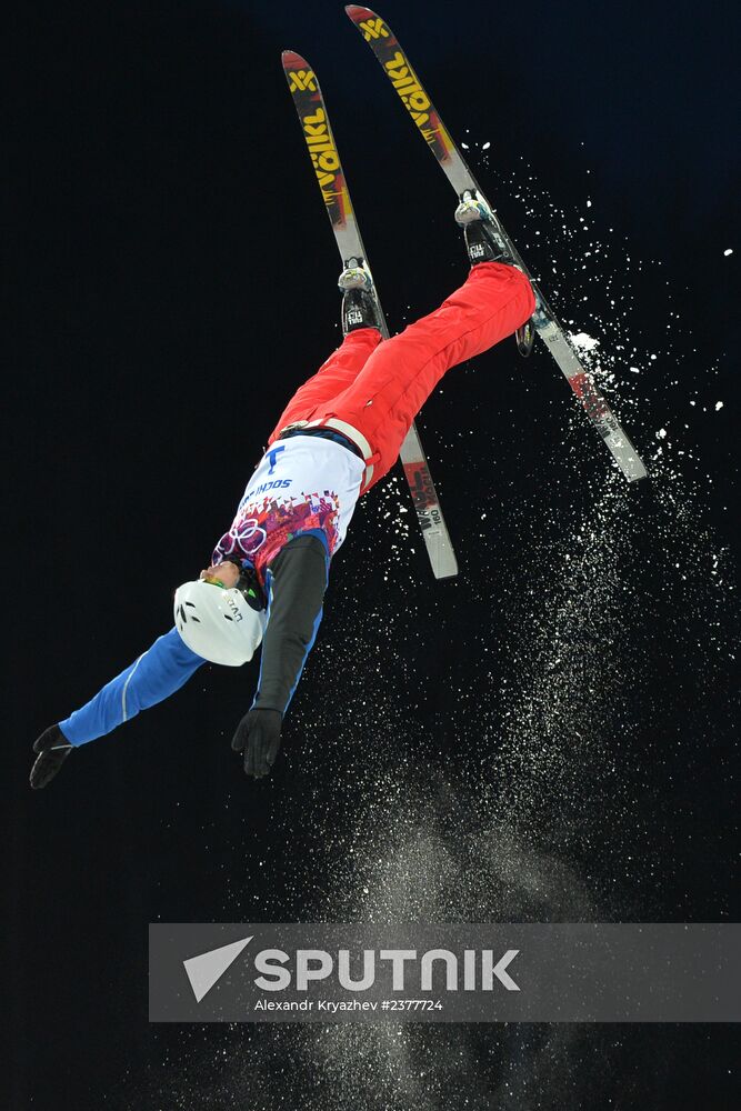 2014 Winter Olympics. Freestyle skiing. Men. Aerials