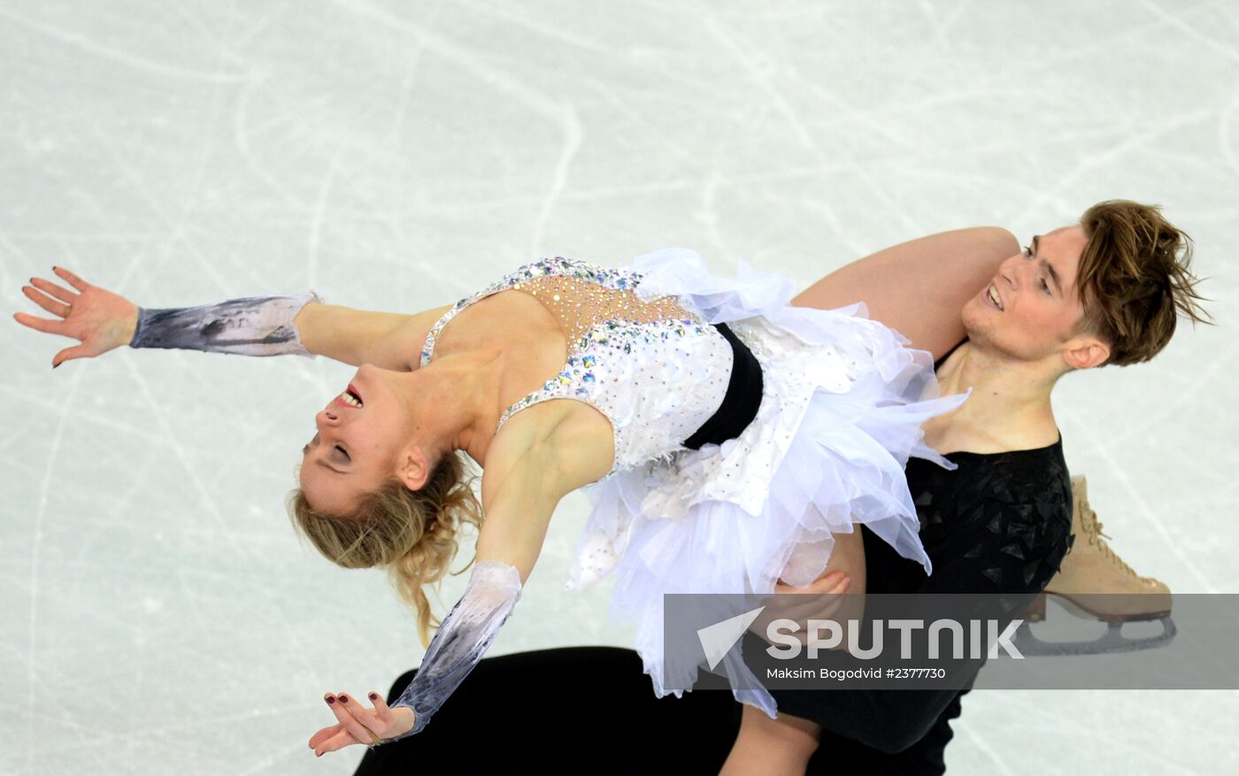 2014 Winter Olympics. Figure skating. Ice dance. Free skating