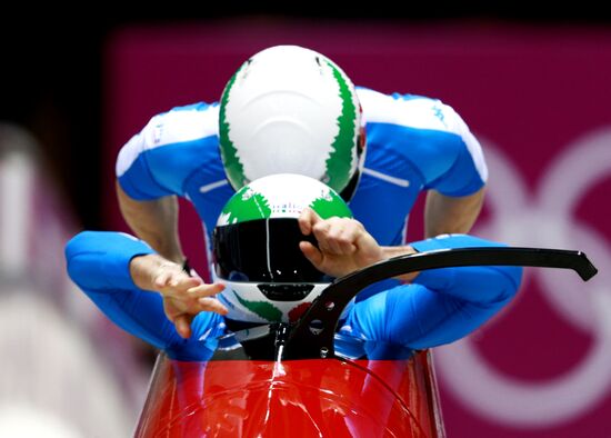 2014 Winter Olympics. Bobsleigh. Two-man. Day Two
