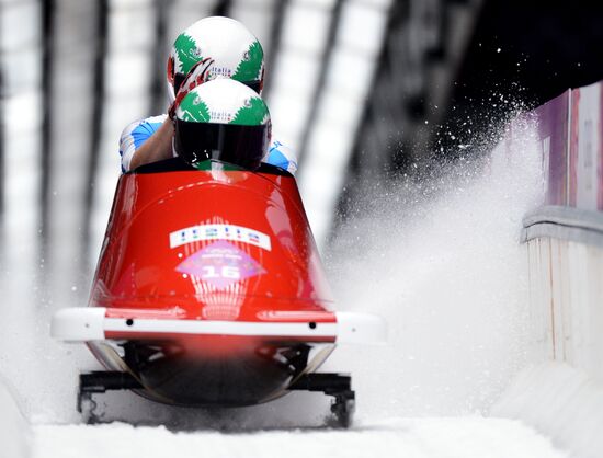 2014 Winter Olympics. Bobsleigh. Two-man. Day Two