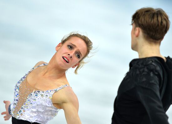 2014 Winter Olympics. Figure skating. Ice dance. Free skating