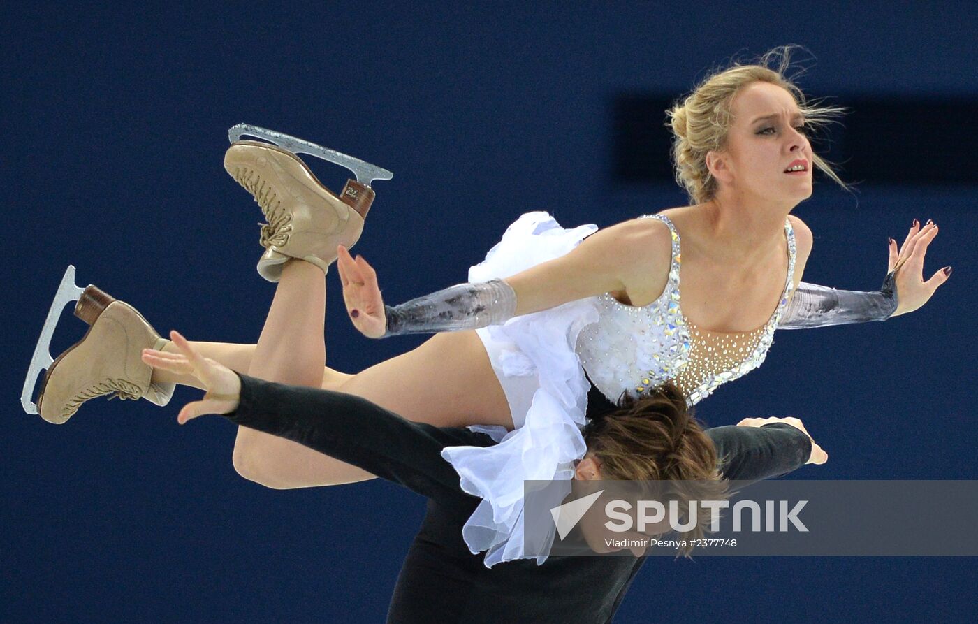 2014 Winter Olympics. Figure skating. Ice dance. Free skating