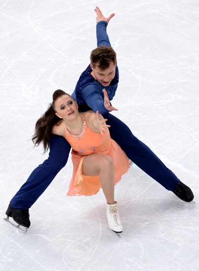 2014 Winter Olympics. Figure skating. Ice dance. Free skating
