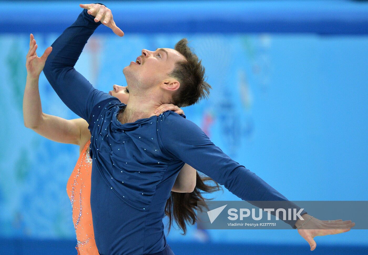 2014 Winter Olympics. Figure skating. Ice dance. Free skating