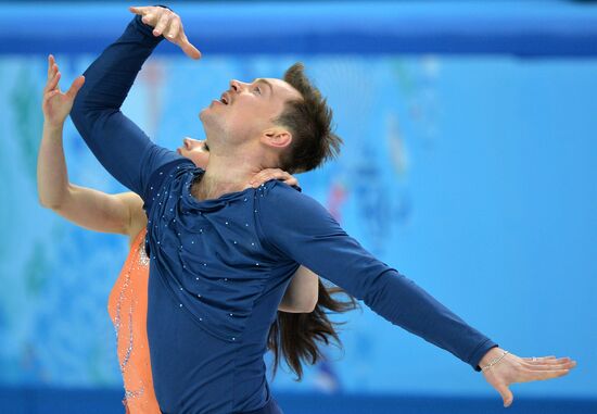 2014 Winter Olympics. Figure skating. Ice dance. Free skating