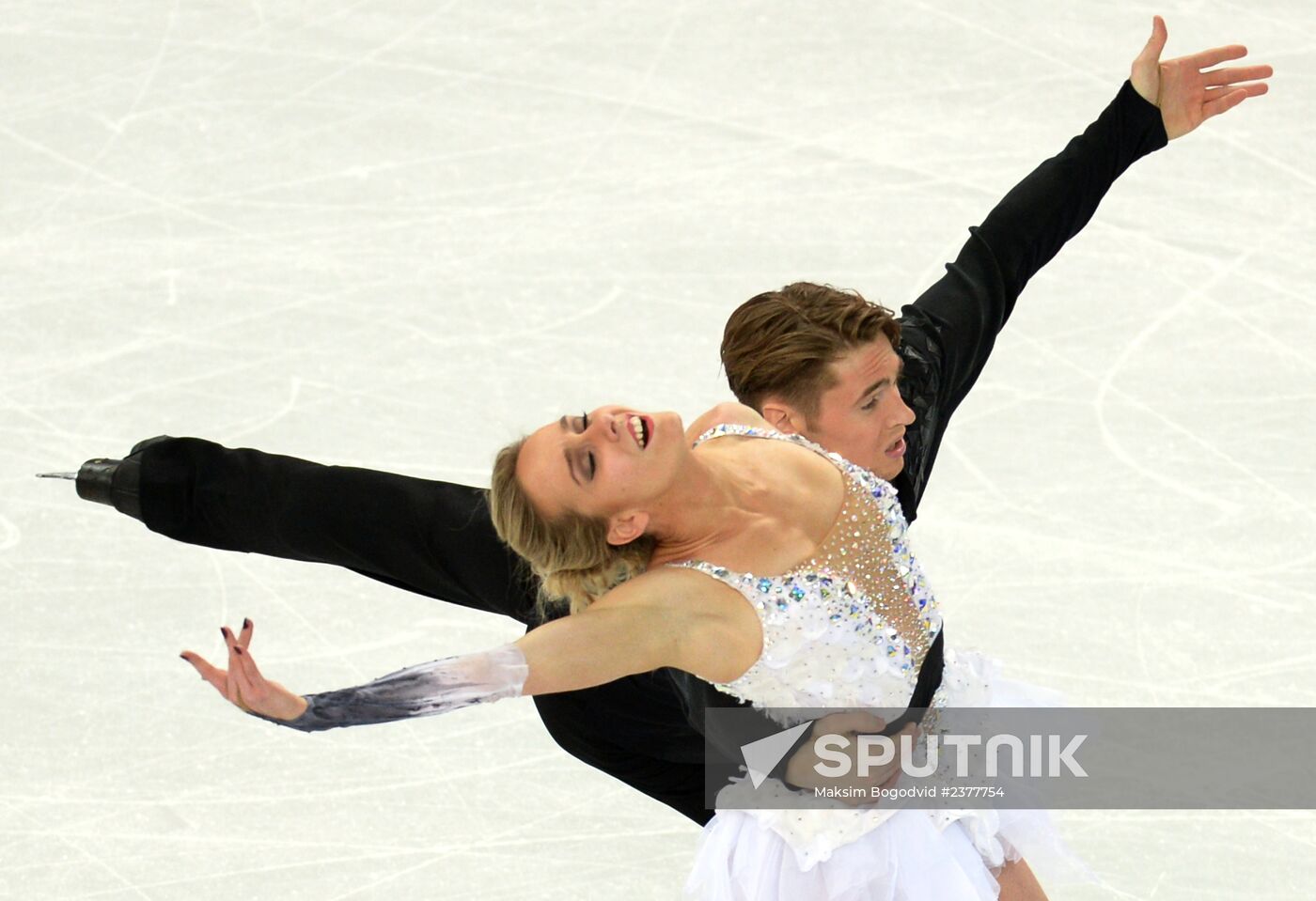 2014 Winter Olympics. Figure skating. Ice dance. Free skating