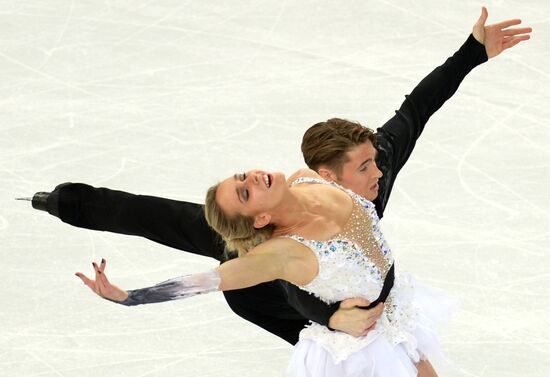 2014 Winter Olympics. Figure skating. Ice dance. Free skating