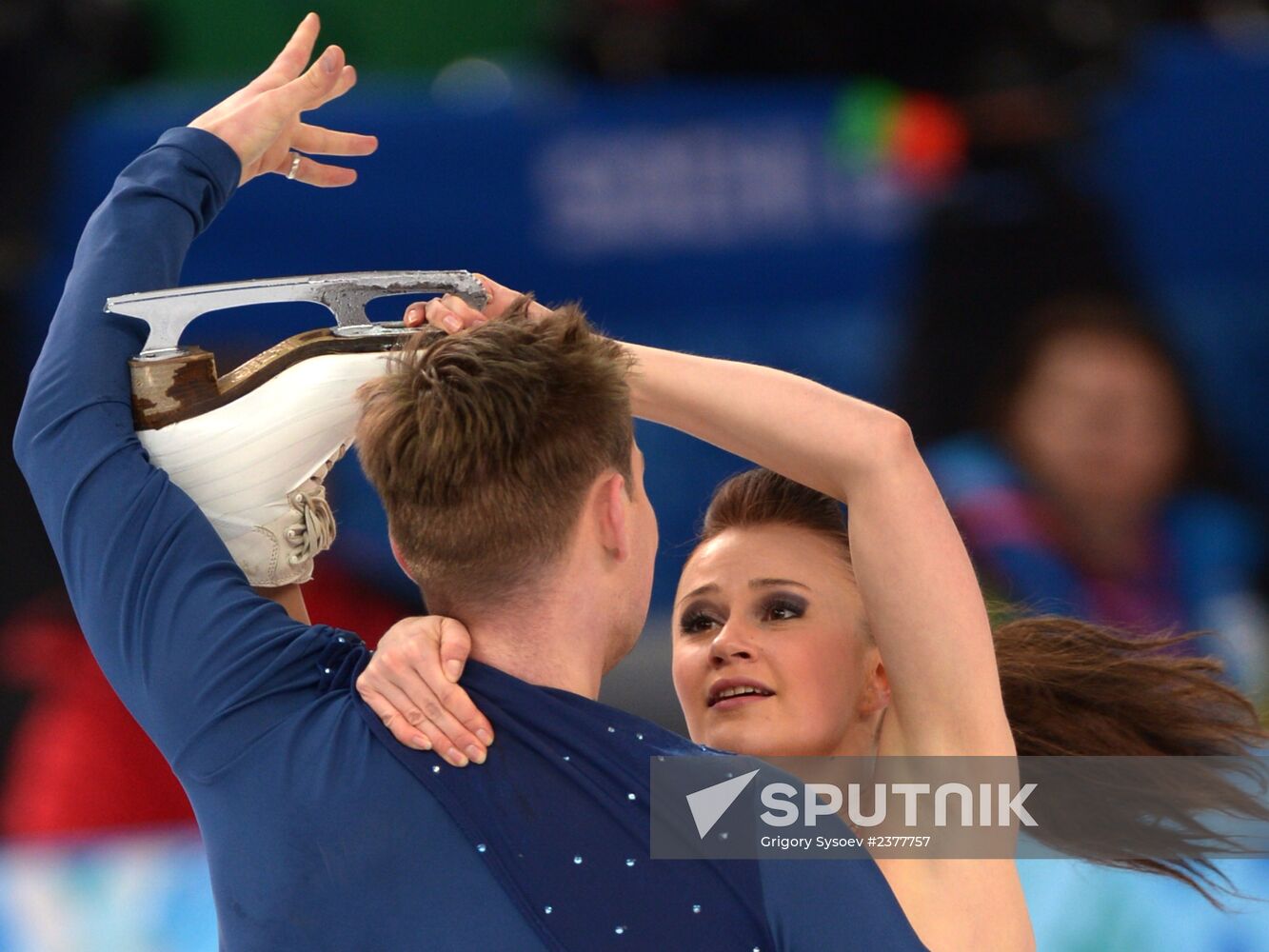 2014 Winter Olympics. Figure skating. Ice dance. Free skating