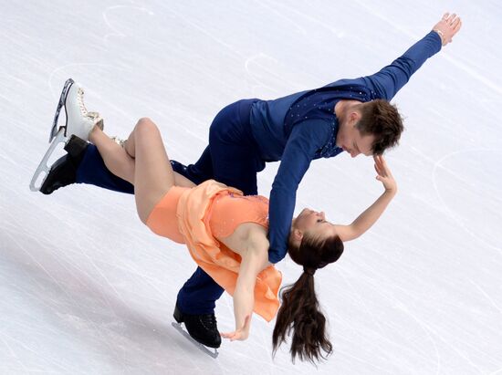 2014 Winter Olympics. Figure skating. Ice dance. Free skating