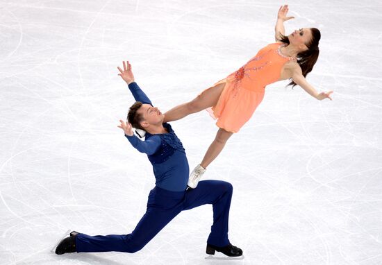 2014 Winter Olympics. Figure skating. Ice dance. Free skating