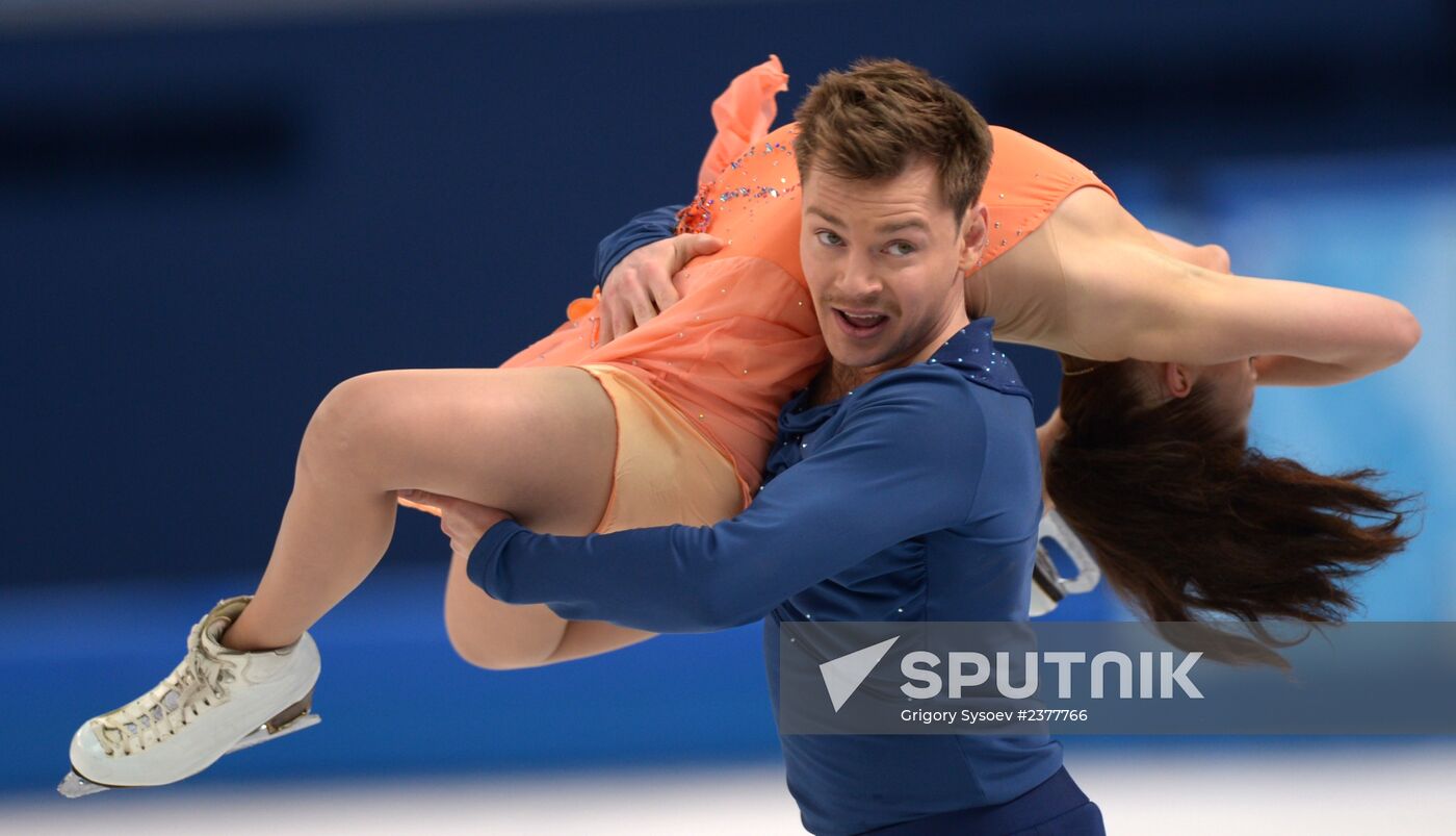 2014 Winter Olympics. Figure skating. Ice dance. Free skating