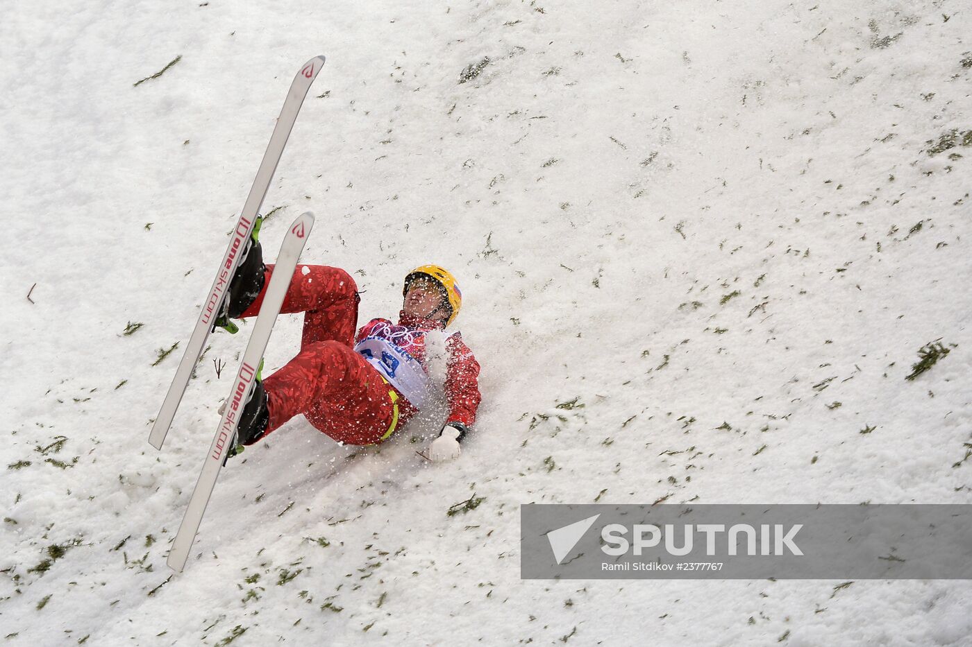 2014 Winter Olympics. Freestyle skiing. Men. Aerials