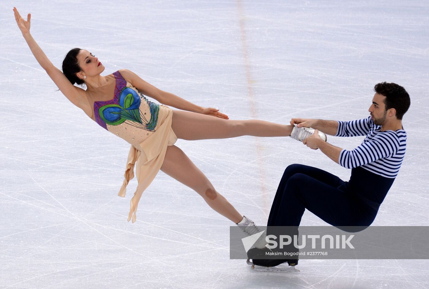 2014 Winter Olympics. Figure skating. Ice dance. Free skating