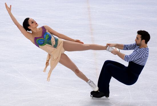 2014 Winter Olympics. Figure skating. Ice dance. Free skating