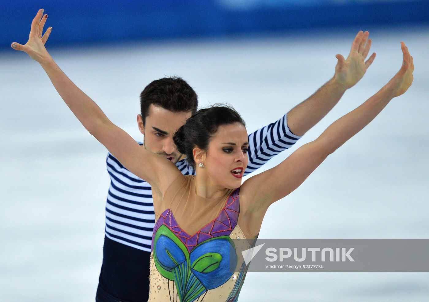 2014 Winter Olympics. Figure skating. Ice dance. Free skating