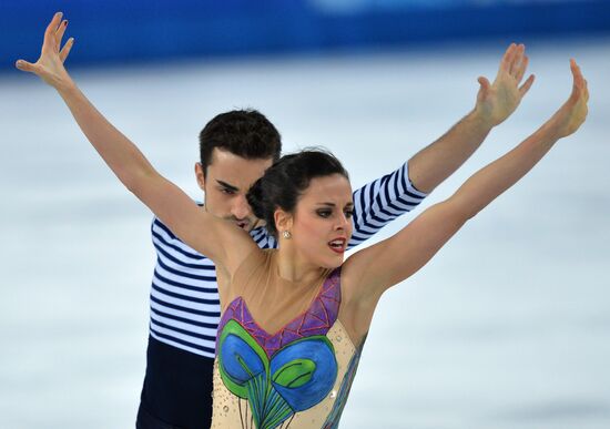 2014 Winter Olympics. Figure skating. Ice dance. Free skating